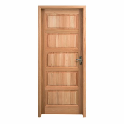 Kit Porta Pronta Maciça 214x87cm Eucalipto Esquerda Pp01 Cruzeiro Portas