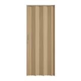 Porta Sanfonada Pvc Plastporta 210x72cm Plastporta Bcf Carvalho Prata