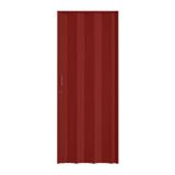 Porta Sanfonada Pvc Plastporta 210x72cm Plastporta Bcf Mogno
