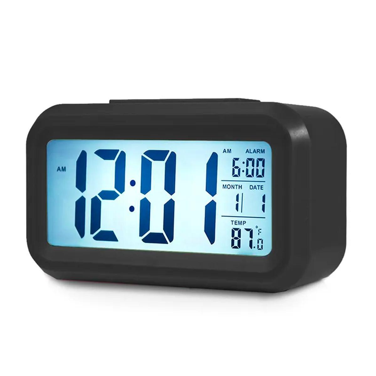Relógio Digital Pequeno Para Quarto Com Luz E Calendário - Carrefour