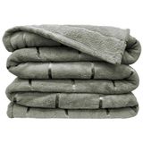 Cobertor Manta Himaláia Queen Ultrasoft Dupla Face Cinza