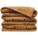 Cobertor Manta Himaláia Queen Ultrasoft Dupla Face Terracota