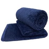 Cobertor Manta Elite Queen Ultrasoft Dupla Face Marinho 100%