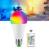 Lâmpada Rgb Iluminação Inteligente Com Luz Colorida Festa