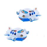 Brinquedo Avião A Corda Com Motor Cute Plane Jumbo Divertido