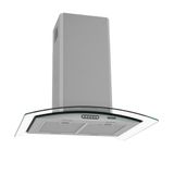 Coifa De Ilha Vidro Curvo Inox 4 E 6 Bocas 75cm Fogatti 220v
