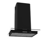 Coifa De Ilha Vidro Reto Black 4 E 5 Bocas 60cm Fogatti 220v