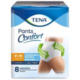 Roupa Intima Tena Pants Confort Tamanho P/m - 8 Pacotes - Total 64 Tiras