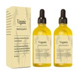 Óleo De Crescimento Capilar Vegano Natural De Alecrim 120ml X2 Kisinly