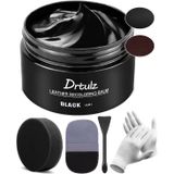 Bálsamo Recolorante De Couro Drtulz Kit De Reparo De Couro Preto