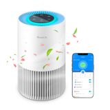Purificador De Ar Goveelife Smart Para Quarto Hepa 24db Branco