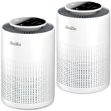Purificadores De Ar Aircillin Ap070b H13 True Hepa 765 Ft², Pacote Com 2