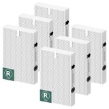 Purificador De Ar Hepa De Substituição Do Filtro Funmit, Pacote Com 6 Unidades Para Honeywell