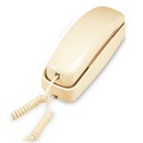 Telefone Residencial Com Fio At&amp;t Trimline 210 Sem Alimentação Ac Beige
