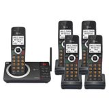Telefone Residencial Sem Fio At&amp;t Cl82518 Com 5 Aparelhos E Secretária Eletrônica