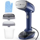 Vaporizador De Ferro Ntaydzsw 1800w Ceramic Heat-up 300ml Azul 120v