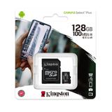 Cartão De Memória Kingston Micorsd Canvas Select Plus 128gb Classe 10 100mb/s A1 - Sdcs2/128gb - 5655