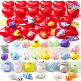 Cartões-presente De Dia Dos Namorados Com Brinquedos Mochi Squishy Para Crianças X28