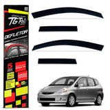 Calha De Chuva Fit 2003 A 2008 Inteiriça Acrílico Fumê Tgpoli