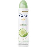 Desodorante Dove Go Fresh Pepino E Chá Verde, 150 Ml, Pacote Com 6