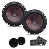 Par Alto Falante 2 Vias Bravox 6 Pol Cs60p 120w Rms Com Twitter E Divisor Black
