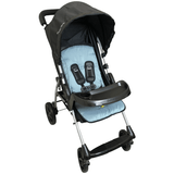 Carrinho De Bebe Para Passeio Berço Galzerano Romano Blue