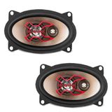 Par Alto Falante 4x6 Triaxial 80 Rms Linha X B3x46x Bravox