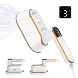 Vaporizador De Viagem Portátil Iron Kssvzz 1200w 120v Com Lcd Branco