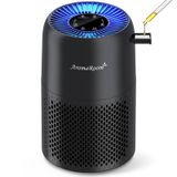 Purificador De Ar Aromaroom Ap100-b H13 Hepa Filtro 15m² Preto
