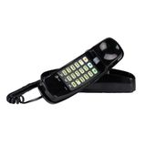 Telefone Com Fio At&amp;t 210 Basic Trimline Para Montagem Na Parede Preto