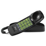 Telefone Residencial Com Fio At&amp;t Trimline 213-11 Com Botões Grandes Pretos
