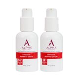 Serum Alpha Skin Care Renewal 14% Glicólico Aha 60 Ml X 2 Pacotes