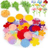 Buquês De Flores Em Tecido Toyly Diy, Conjunto De Brinquedos E Acessórios