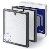 Filtro De Reposição Para Purificador De Ar Ecoself Hap603/hap603wf, Pacote Com 2