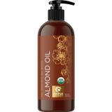 Óleo De Amêndoa Doce Orgânico Maple Holistics 480 Ml Para Pele E Cabelo
