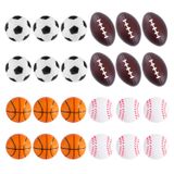 Pacote De 24 Bolas Esportivas De Espuma Super Z Outlet Mini Para Crianças/adultos