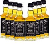 Kit 8 Miniatura Whisky Uísque Jack Daniels N7 Original 50ml