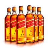 Combo 6 X Whisky Johnnie Walker Red Label 1000ml