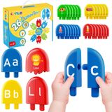 Brinquedo Alphabet Learning Cpsyub Ice Cream Abc Para Crianças De 2 A 5 Anos Ou Mais
