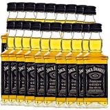 Kit 19 Miniatura Whisky Uísque Jack Daniels N7 50ml