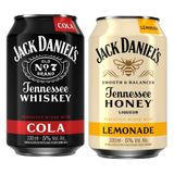 Kit 2 Jack Daniel&#39;s Lata Pronto Beber Cola &amp; Honey - 330ml