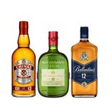 Whisky Chivas Regal 1l + Ballantine&#39;s 1l + Buchanan&#39;s 1l