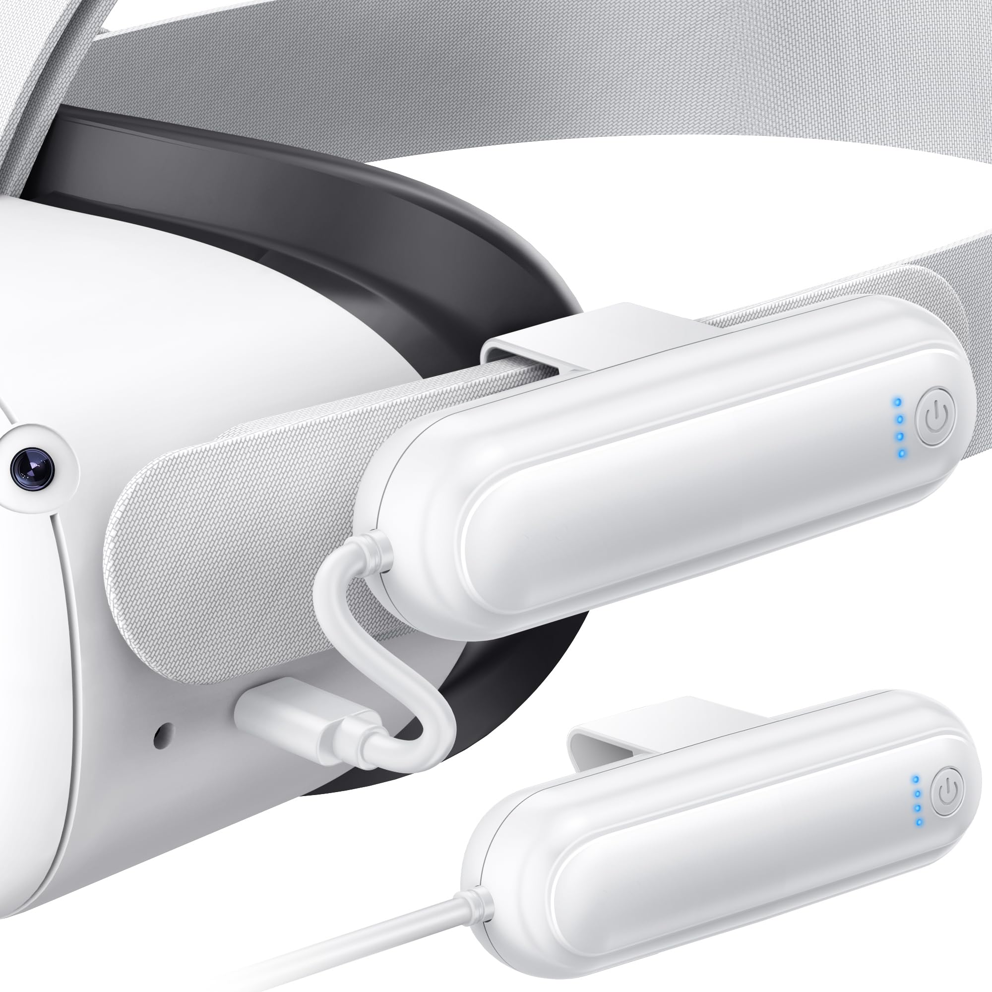 Pacote De Bateria Kinwin Para Oculus Quest 2 20000mwh X2