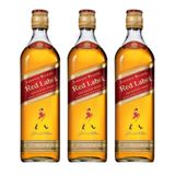 Whisky Johnnie Walker Red Label 500ml - 3 Unidades