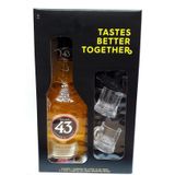 Kit Licor 43 De 700 Ml + 2 Mini Canecas De Vidro Personalizadas