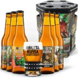 Kit Cerveja Artesanal Puro Malte Roleta Russa E Copo 320 Ml
