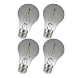 Lâmpada Led Fumê 30w Iluminação Kit 4 Unid. Decorativa Vintage Branco Quente Retrô Multifilamento Luz Casa Decoração
