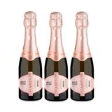 Kit Chandon Brut Rosé Baby 187ml 3 Unidades