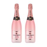 Kit 2x Espumante Casa Perine Ice Rosé 750ml