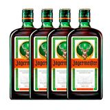 Kit 4 Garrafas Licor Aperitivo Jagermeister 700ml